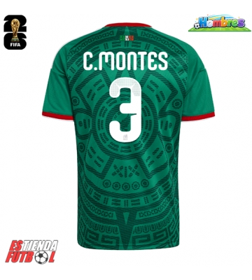 México Cesar Montes #3 Primera Equipación Mundial 2026 Manga Corta